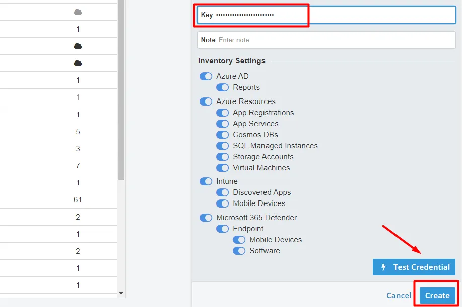 Creating a connection to Azure RM in vScope Discovery