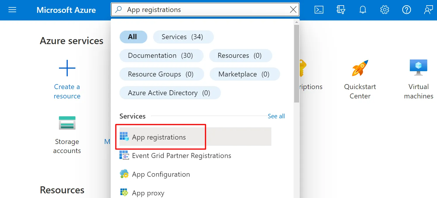 Azure finding all App registrations