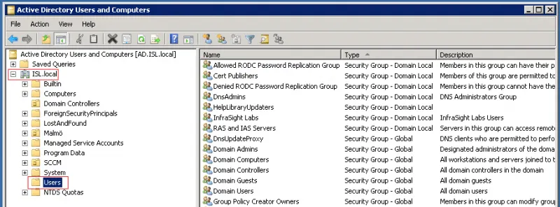 Finding Base DN in Active Directory Users and Computers