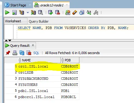 setting up CDB$ROOT in Oracle DB