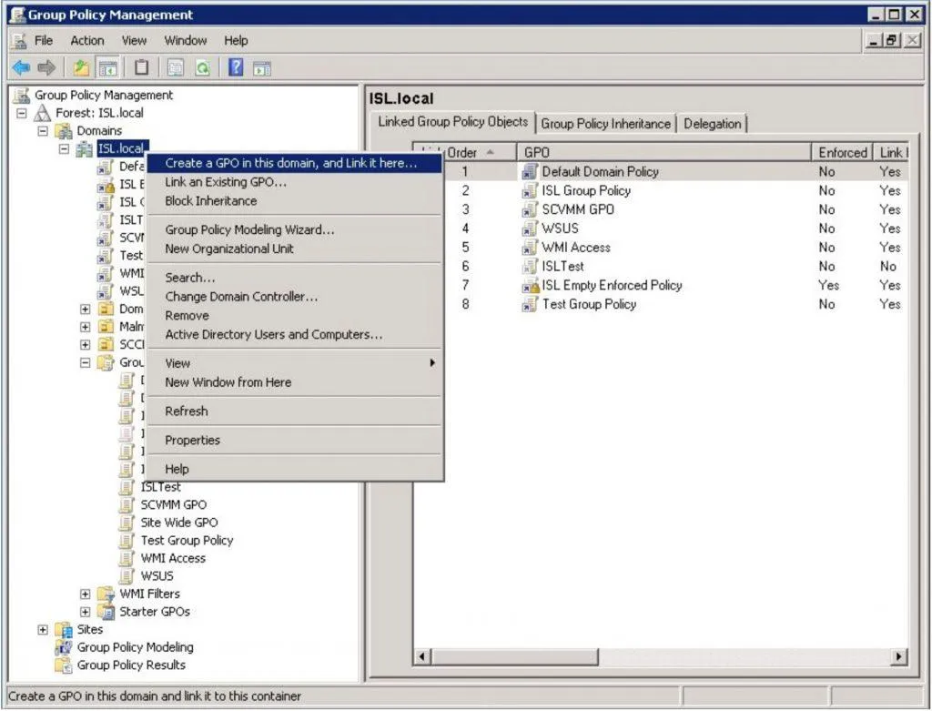 Creating a GPO for WMI and WinRM permissions