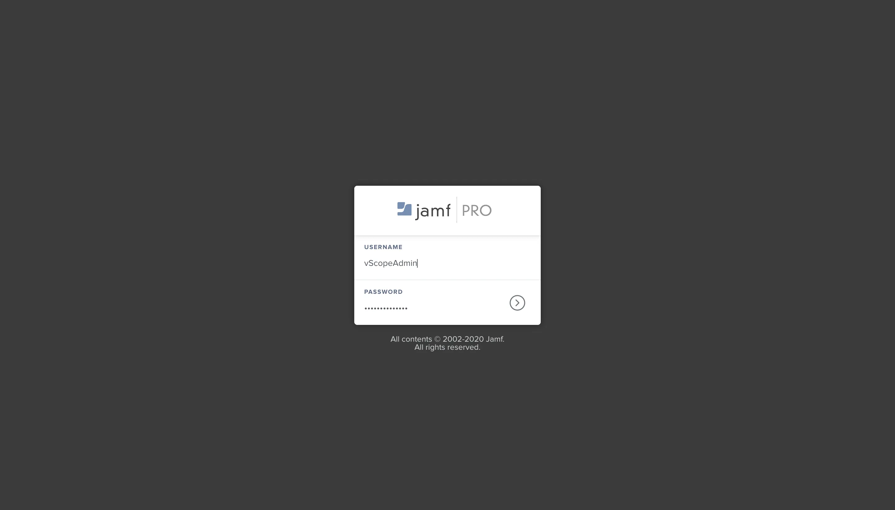 Login to Jamf Pro