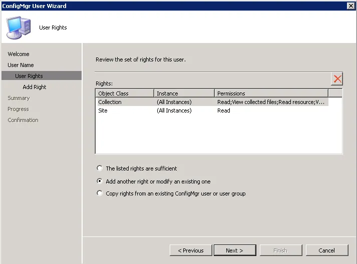 Screenshot from System Center Configuration Manager